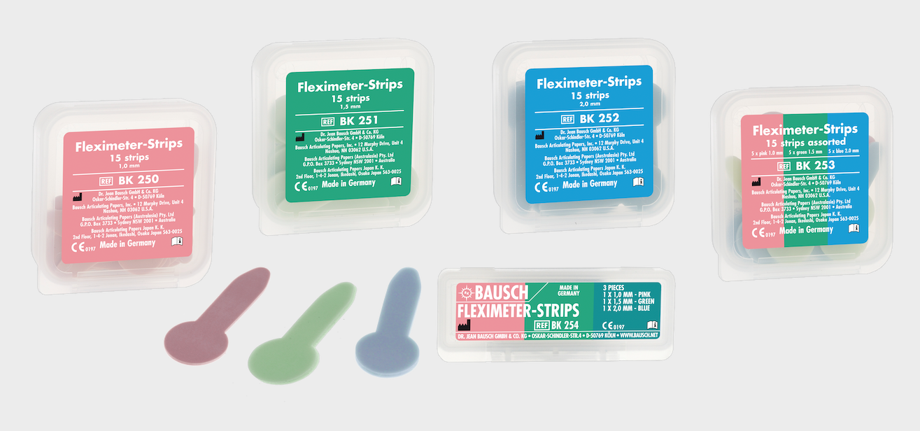 Fleximeter Strips 15 Stück, 2,0 mm, blau