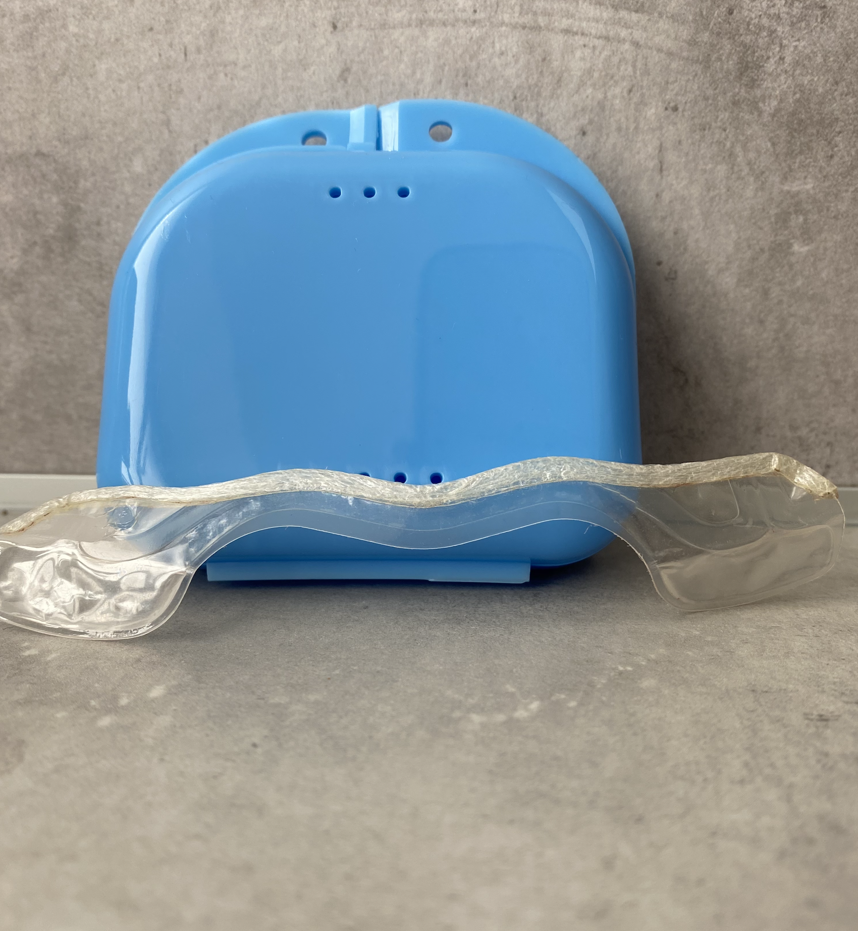 Zahnspangen-Box Travel Size Blau